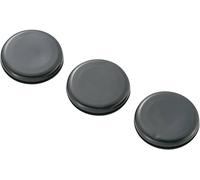 TRU COMPONENTS TC-GMCQR-2518203 Passe-câbles plein(e) Ø max. des bornes 18.9 mm Epaisseur de plaque (maxi) 1.5 mm PVC noir 100