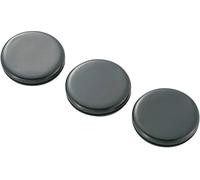 TRU COMPONENTS TC-GMCQR-3225203 Passe-câbles plein(e) Ø max. des bornes 25 mm Epaisseur de plaque (maxi) 1.5 mm PVC noir 100 pc(s)