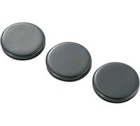 TRU COMPONENTS TC-GMCQR-3225203 Passe-câbles plein(e) Ø max. des bornes 25 mm Epaisseur de plaque (maxi) 1.5 mm PVC noir 100 pc(s)