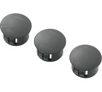 TRU COMPONENTS TC-HPR-16203 Bouchon Epaisseur de plaque (maxi) 1.6 mm Polyamide noir 100 pc(s)