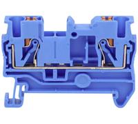 TRU COMPONENTS TC-JPT2.5 Blue Borne de passage 5.2 mm connexion rapide Nombre de pôles: 2 0.2 mm² 2.5 mm² bleu