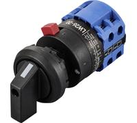 TRU COMPONENTS TC-LW26-20 6C04/2C55I Commutateur à cames 20 A 690 V 1 x 60 ° noir, gris 1 pc(s)