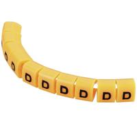 TRU COMPONENTS TC-MB1/D203 Clip de marquage Impression D Plage de Ø extérieur 3 à 3.60 mm