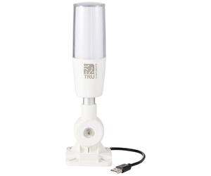 TRU COMPONENTS TC-ONN-M4T-USB Colonne de signalisation avec sirène LED rouge, jaune, vert, bleu, blanc, cyan, magenta 1 pc(s)