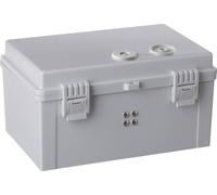 TRU COMPONENTS TC-PSC-20x30x16 Armoire de commande 200 x 300 x 160 ABS gris clair 1 pc(s)