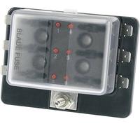 TRU COMPONENTS TC-R3-76-01-3L106 Porte-fusible pour automobile avec affichage du statut Adapté pour (fusibles) fusible plat standard 30 A 32 V/DC 1 pc(s)