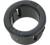TRU COMPONENTS TC-SBR14203 Passe-câbles Ø max. des bornes 11.4 mm Epaisseur de plaque (maxi) 3.2 mm Polyamide noir 100 pc(s)