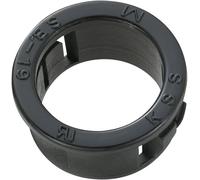 TRU COMPONENTS TC-SBR19M203 Passe-câbles Ø max. des bornes 15.8 mm Epaisseur de plaque (maxi) 3.2 mm Polyamide noir 100 pc(s)