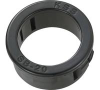 TRU COMPONENTS TC-SBR20203 Passe-câbles Ø max. des bornes 15.9 mm Epaisseur de plaque (maxi) 3.2 mm Polyamide noir 100 pc(s)