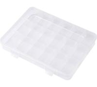 TRU COMPONENTS TC-SG18-012 Mallette de rangement (L x l x H) 200 x 160 x 30 mm Nombre de compartiments: 18 séparations variables