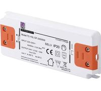 TRU COMPONENTS TC-YSL12F-2400500 Transformateur pour LED à tension constante 12 W 0.5 A 24 V/DC homologué pour les meubles, surtention, montage sur des
