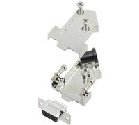 TRU COMPONENTS TCD45NT09MHDS15K 7709176 Kit embase SUB-D femelle 45 ° Nombre de pôles: 15 fût à soud