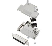 TRU COMPONENTS TCD45PKM25DMSK 7709852 Kit embase SUB-D femelle 45 ° Nombre de pôles: 25 fût à souder 1 pc(s)