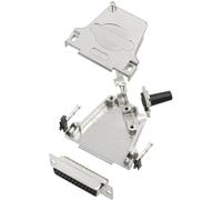 TRU COMPONENTS TCD45ZF25DMSK 7709120 Kit embase SUB-D femelle 45 ° Nombre de pôles: 25 fût à souder