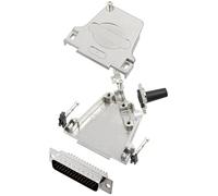 TRU COMPONENTS TCD45ZF25HDP44K 7709284 Kit embase SUB-D mâle 45 ° Nombre de pôles: 44 fût à souder 1
