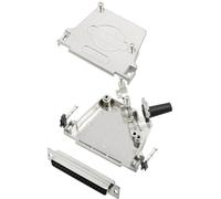 TRU COMPONENTS TCD45ZF37DMSK 7709388 Kit embase SUB-D femelle 45 ° Nombre de pôles: 37 fût à souder