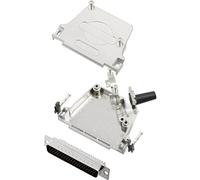 TRU COMPONENTS TCD45ZF37HDP62K 7709612 Kit embase SUB-D mâle 45 ° Nombre de pôles: 62 fût à souder 1