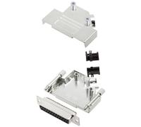 TRU COMPONENTS TCD45ZK25DMSK 7708852 Kit embase SUB-D femelle 45 ° Nombre de pôles: 25 fût à souder 1 pc(s)