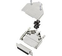 TRU COMPONENTS TCDTPKM25DMSK 7709268 Kit embase SUB-D femelle 180 ° Nombre de pôles: 25 fût à souder 1 pc(s)