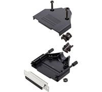 TRU COMPONENTS TCDTPKP25DMSK 7708568 Kit embase SUB-D femelle 180 ° Nombre de pôles: 25 fût à souder 1 pc(s)