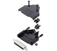 TRU COMPONENTS TCDTPKP25DMSK 7708568 Kit embase SUB-D femelle 180 ° Nombre de pôles: 25 fût à souder 1 pc(s)