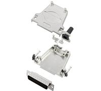 TRU COMPONENTS TCDTZF25HDP44K 7708476 Kit embase SUB-D mâle 180 ° Nombre de pôles: 44 fût à souder 1 pc(s)