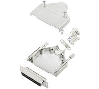 TRU COMPONENTS TCMHDM25DMSK 7709744 Kit embase SUB-D femelle 180 ° Nombre de pôles: 25 fût à souder 1 pc(s)