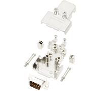 TRU COMPONENTS TCTRIM09DMPK 7708676 Kit embase SUB-D mâle 180 ° Nombre de pôles: 9 fût à souder 1 pc
