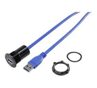 TRU COMPONENTS USB-21 Cordon USB 3.0 femelle type A vers USB 3.0 mâle type A embase femelle Contenu: 1 pc(s)