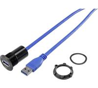 TRU COMPONENTS USB-21 Cordon USB 3.0 femelle type A vers USB 3.0 mâle type A embase femelle Contenu: 1 pc(s)