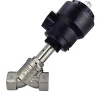 TRU COMPONENTS Vanne pneumatique TC-14215244 TC-TPV101PX2563NCS Matériau du boîtier acier inoxydable Matériau isolant PTFE 1 pc(s)