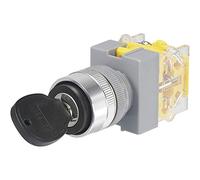 TRU Components Commutateur à clé 704480 Y090-A-11Y/21 250 V/AC 5 A Off/On 90° IP40