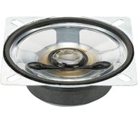 TRU COMPONENTS YD66-5-4F45M-G 6.6 cm Haut-parleur miniature 8 Ω membrane en plastique, membrane transparente, résiste à l'humidité