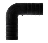 TRU-Design 58399 Plastics TD Raccord de Tuyau 90° Noir 25 mm