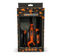 Tru-Tension | Kit de brosses de vélo Haut de Gamme | Convient à Tous Les vélos de Route, de Montagne et de Course | Outils et Accessoires pour vélo | Kit vélo 3 pièces