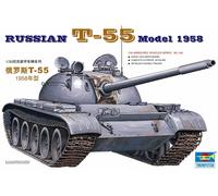 (TRU00342) - Trumpeter 1:35 - T-55 Russian (Mod.1958) MBT