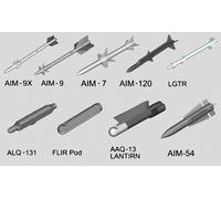 (TRU03303) - Trumpeter 1:32 - Aircraft Weapons: Air-to-Air Missiles