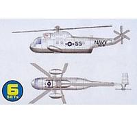 (TRU06214) - Trumpeter 1:350 - SH-3H Sea King Helicopter (6 pcs)