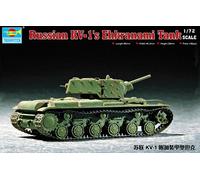 Trumpeter Kit de modélisme Char lourd KV-1S Ékranami 1:72 Neuf