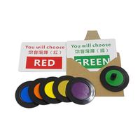 Truc de prédiction de couleur, astuce de prédiction de couleur mentale | Truc de couleurs réutilisable interactif - Accessoires de jeu familial pour adultes et