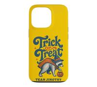 Truc ou gâterie d'halloween avec Jimothy Raccoon Coque pour iPhone 13 Pro