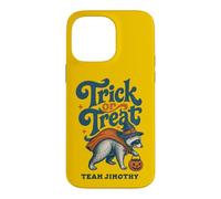 Truc ou gâterie d'halloween avec Jimothy Raccoon Coque pour iPhone 14 Pro Max