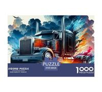 Truck Art Design Pièces Imbriquées Durables Loisir pour Le Temps Libre, Les Soirées, Les W nds Et Les Périodes De Vacances 38x26cm/1000pcs
