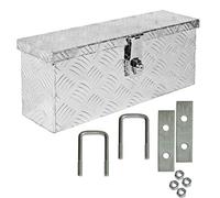 Truck Box Caisse de Transport Remorque Boîte à Outils Chequer Plaque en Alu D015 y compris matériel de montage trucky