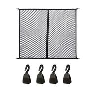 Truck Cargo Net Stretchable Elastic with 4 Hooks for Pickup Truck Bed | Heavy-duty fabric net secures cargo firmly using elastic stretch and four hooks for SUV trunks or pickup beds during M A