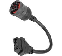 Truck Diagnose Interface Female 16 Pin OBD2 9 Pin Adapter Cable for Automotive Diagnostic Tool