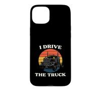 Truck Driver I Drive The Truck Retro Big Rig Coque pour iPhone 15 Plus