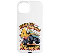 Truck Four pour Le 4e Anniversaire de Funny and Roaring for More Coque pour iPhone 15 Plus