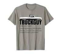 Truck Guy Definition - Pickup drôle à petit lit - Corps carré T-Shirt
