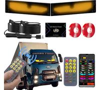 Truck LED yeux du diable, designs personnalisables, connectivité Bluetooth, grande taille